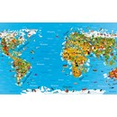 תמונת טפט H מפת עולם מצוירת | 33040931